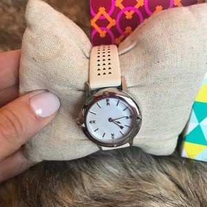 Stella & Dot’s off white leather timepiece!